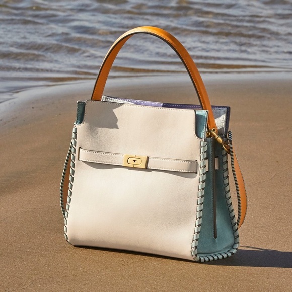 Tory Burch Handbags - Like new Tory Burch Lee Radziwill Small Whipstitch Leather Satchel Bag